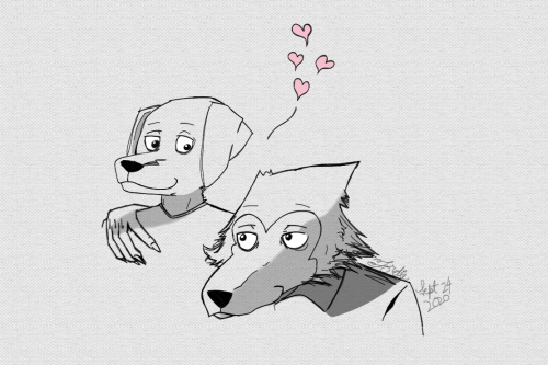 ;; Doodled Some Jackgoshi. Wholesome Ship, Not Enough Art Of Them Lmao