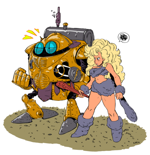 troffie:Robo &amp; Ayla right b4 they kill yo ass.I LOVE CHRONO TRIGGER!!!