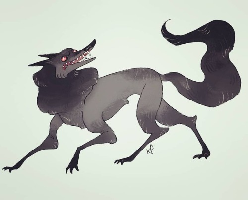 A Hellhound / Black Dog CryptidIt’s fun drawing cryptids and beasts again! There are so many