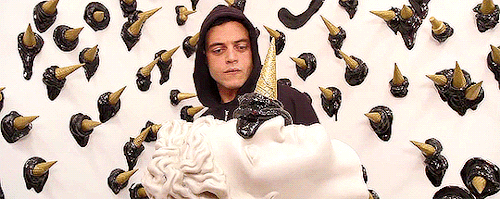 hennyproud:Mr. Robot’s Rami Malek Visits the Museum of Ice Cream