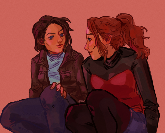 jill and claire are girlfriends. i don’t make the rules!!