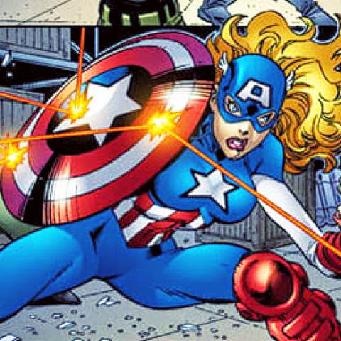lady-loki-laufeyson: Comic Heroines - American Dream Alter Ego - Shannon CarterPower / Abilities - Olympic level athlete Skilled martial artist Peak physical condition Superb aim Carries an indestructible shield Use of disc weapons 