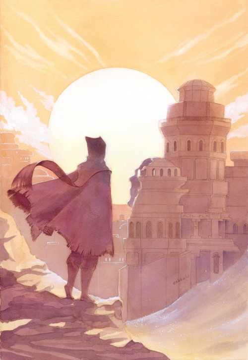 sarta-the-seeker:  Lost City. today I was lonely and sad and I drew this picture