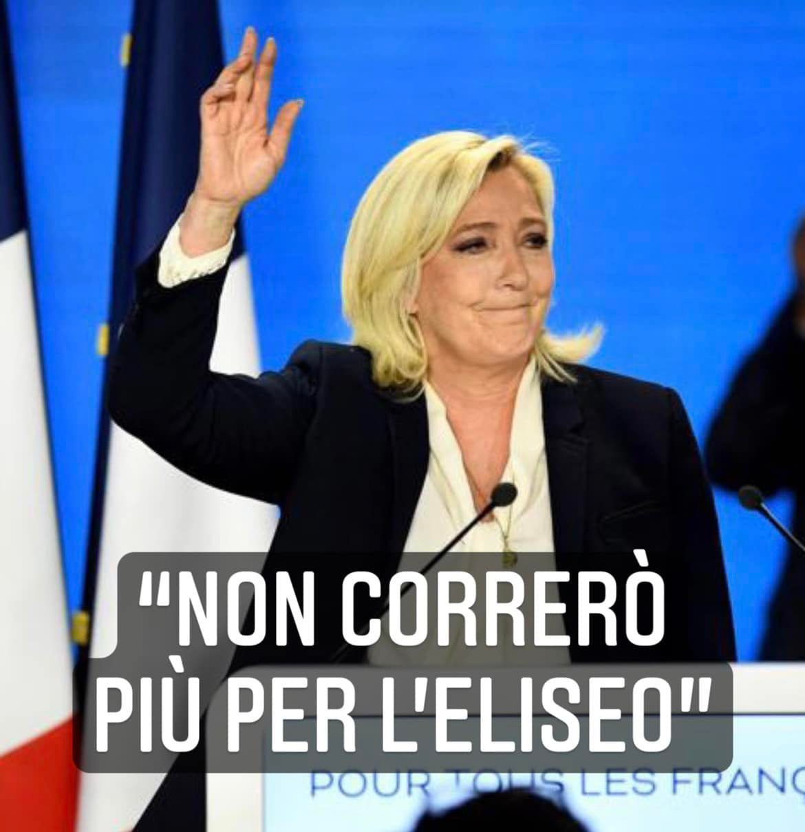 È arrivato, fresco fresco, l’annuncio. Marine Le Pen ha annunciato in un’intervista a “Le Figaro” che non si ricandiderà più all’Eliseo. “Non mi ricandiderò più alla carica di Presidente, salvo eventi eccezionali. Tre Presidenziali bastano”. Le...