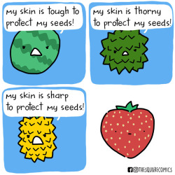 thesquarecomics:  Strawberries make the best parents