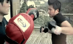 snoopbloggyblogg:  Andy On, Philip Ng and Nicholas Tse Wing Chun training. 