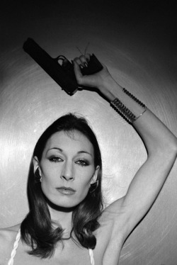 Anjelica Huston by Ara Gallant.