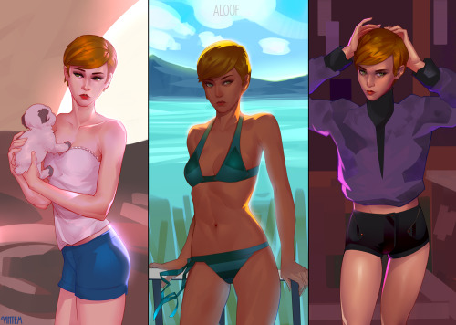 Victoria Chase fanart. While playing “Life is Strange” you could see an abstract posters