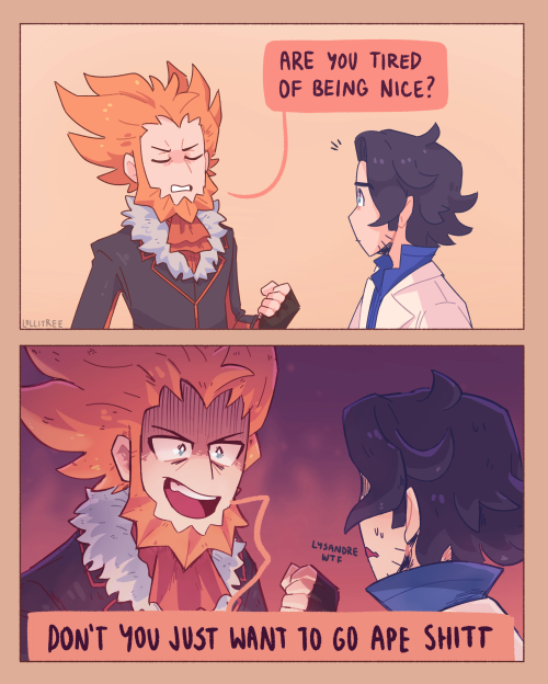 lollitree: Made this to explain Lysandre’s character to a friend
