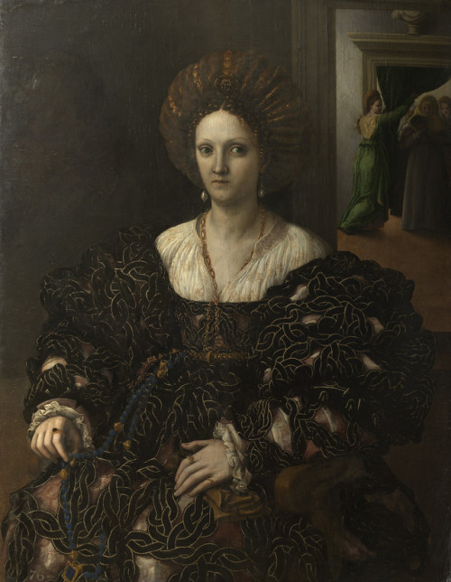 Margarita Paleólogo por Giulio Romano, 1531.