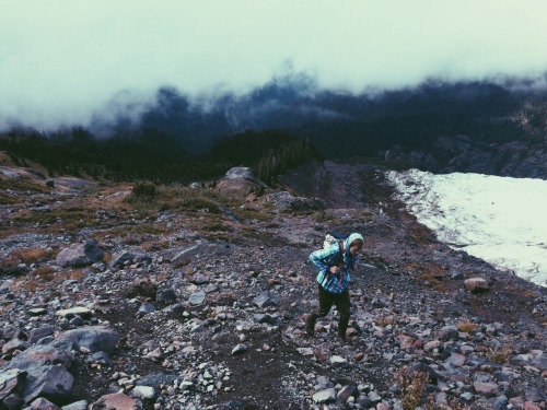 adventureovereverything: Mount Baker in the fog