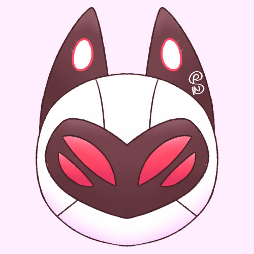 robo kitty sona icon!realized it was hard to see the cat in the first versions (light backgrounds) s