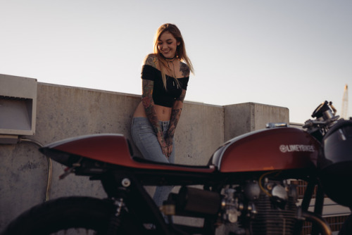 daltonc71 - Torrie and my Custom 1980 XS 750