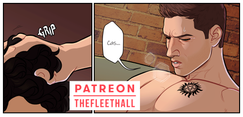 1 page dirty destiel comic up for bonefruit tier over here