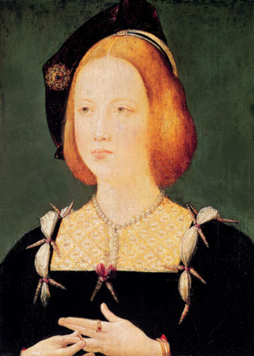 Mary Tudor, Queen of France, att. to Jean Perréal; 1514