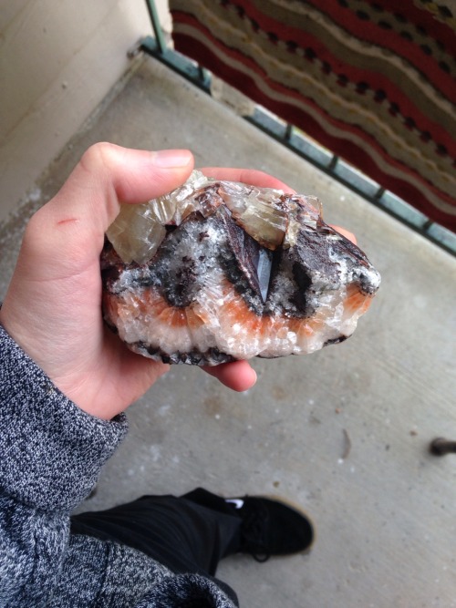 flailingbutt: Red Calcite // Mexico &ldquo;Red calcite is an energizing and detoxifying stone th
