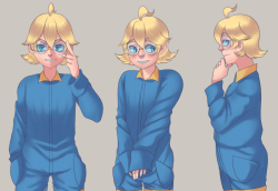 zino-art:  Ash’s harem game is still happening… slowly, but surely! Decided to go with a less detailed coloring so I won’t kill myself with work. Here are Clemont’s sprites. Game has five routes: tough, cool, cute, clever &amp; beauty. You can