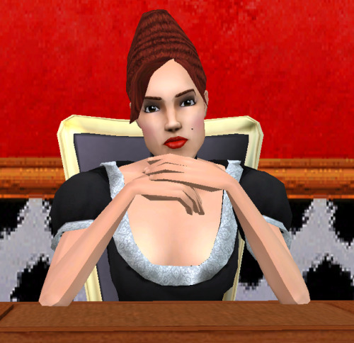 thesims1master:  What kind of a sick joke is this!? Why is that skeleton wearing my uniform!? Wait a