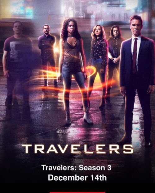 #ffbefanfesta weekend keeps bringing me #goodnews #travelers returns to #netflix in 1 week!!! @netfl