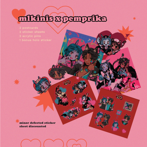 mlkinis: BAT & CAT Valentine Bundles by @mlkinis x @pemprika are now live! Grab one and take hom