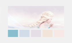 disneydailly:  Frozen; colour palette (insp)