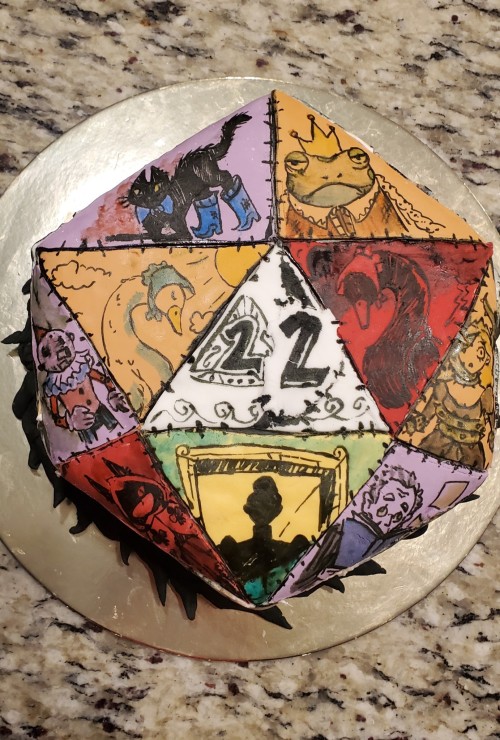 Everyone Look At This Neverafter Cake My Mom And I Made (she Baked/assembled It And I Just Did The Little