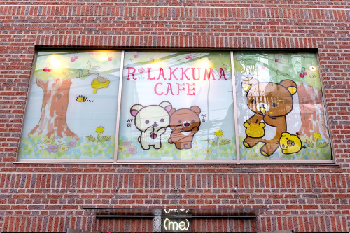 The Rilakkuma popup cafe in Harajuku.