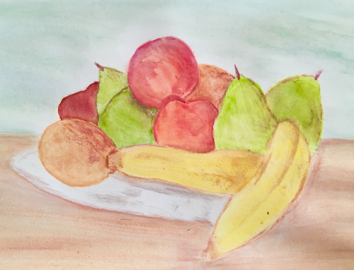 very-tiny-anxious-sprout: Still Life fruit study