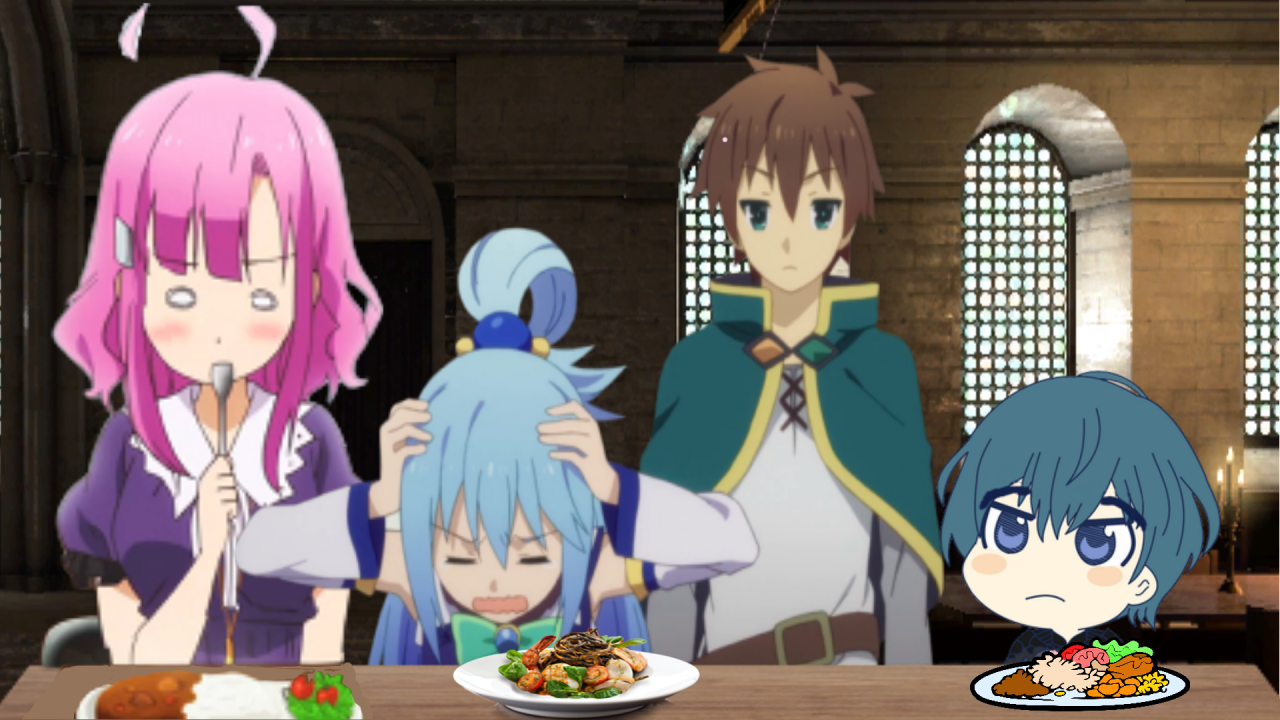 Konosuba react to Kazuma 