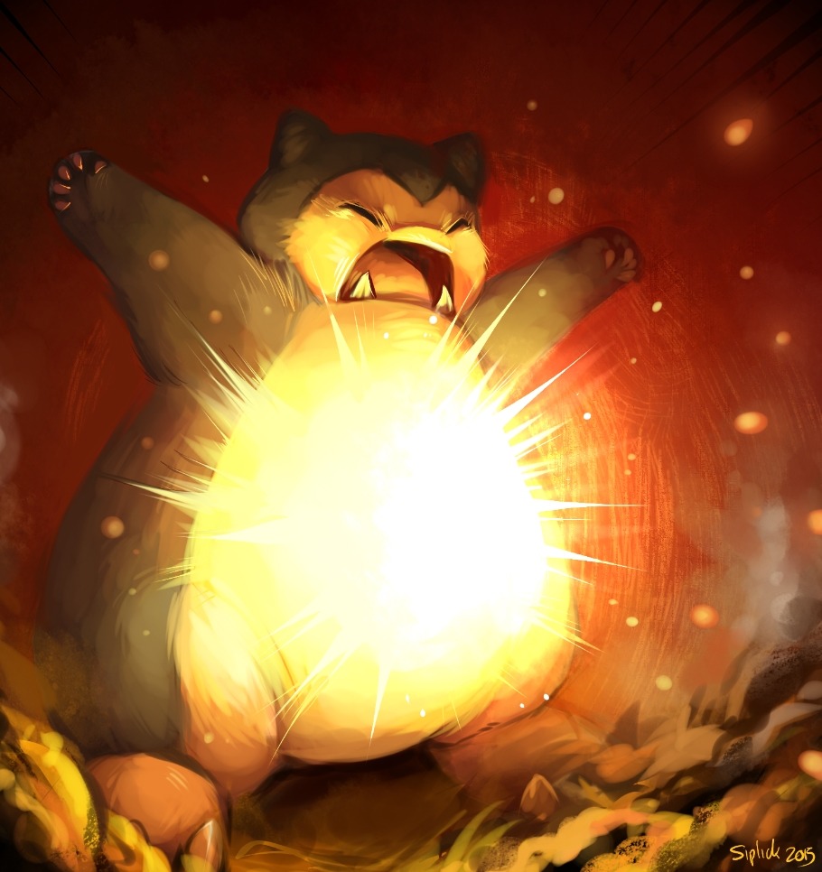 daftlynx:  A Snorlax speedpaint I did for Alex Ogloza since I’ve learned so much