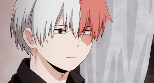cruvcio:Reasons to cry: Todoroki smiling from contentment and happiness  (º̩̩́⌣º̩̩̀ʃƪ)