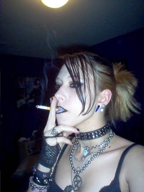 Lol, pretty much a good picture depicting Goddess’ everyday look…dark *giggle*