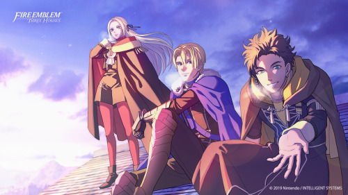 Edelgard, Dimitri, Claude, and everyone at the Officer’s Academy wish you all a happy New Year!