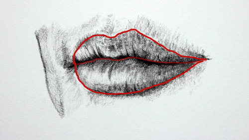 anatoref:  Drawing Lips:Top Image.Row 2,3 & 4Row 5 Left, RightRow 6Row 7