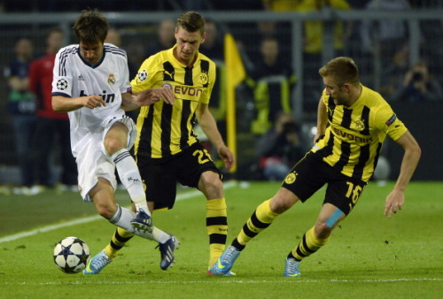 HT Dortmund 1-1 Real Madrid
