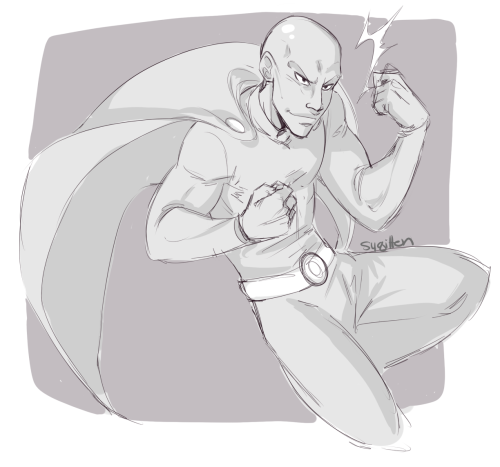 syqitten:saitama request ._. still cant draw the man *caresses his face*