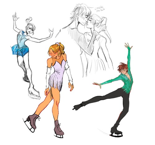 mellidraws: Figure skating but make it Hiccstrid