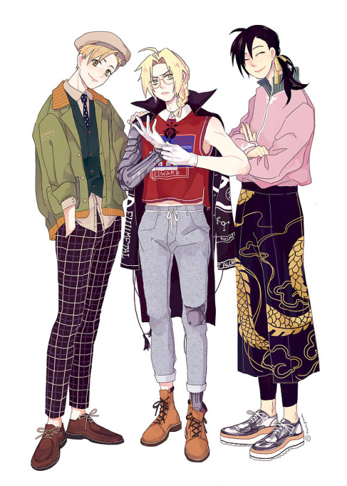 mochipanko: mochipanko:FMA x fashion no.1 fma x fashion n°2