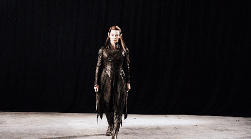 silvan-captain:Tauriel’s costume incorporated two color ways of this tree bark fabric. She had