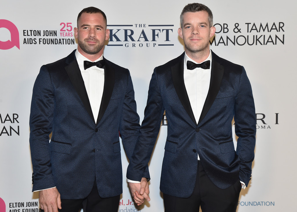 queen-screen:     Russell Tovey &amp; partner Steve Brockman (aka Ryan Stack