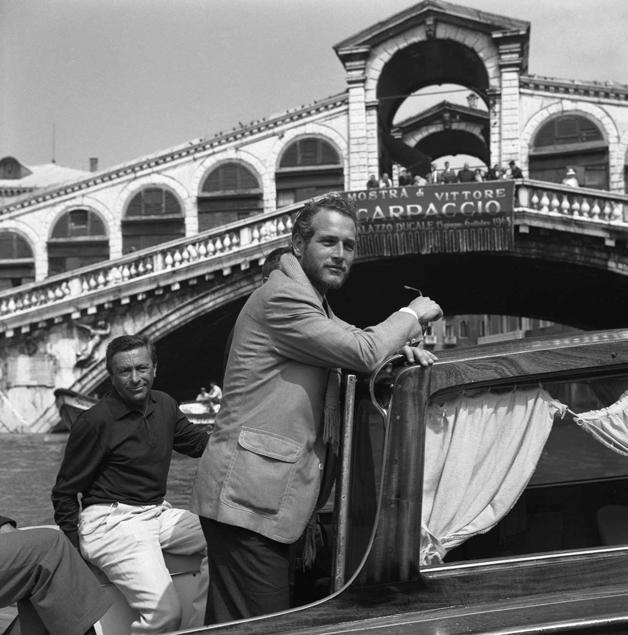 Ponte de Rialto, 1963.
Paul Newman.