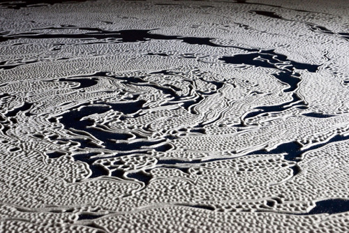 the-armed-utahn:mmoozzee:mayahan:Elaborate Salt Labyrinths by Japanese Artist Motoi YamamotoSnail he