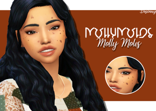 Molly Moleswanted my sims to have more beauty marks in the game so i’ve been creating some (: the mo