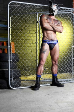 studiotimoteo:  Israel wearing the New G-Force Jockstrap with removable cup. Wear it with or without. Photo by Timoteo 