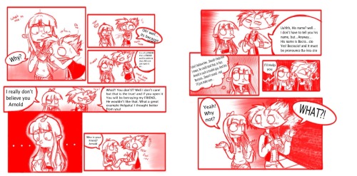 nebelihood:I just sketch a mini comic of “Hey Helga” (Hey arnold) :BI just did it for fun hope you l