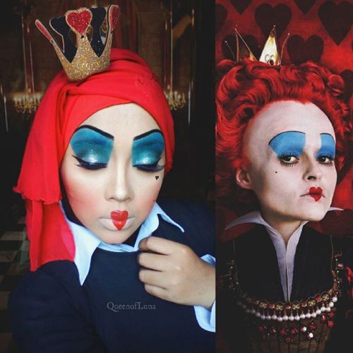 coolthingoftheday: Malaysian makeup artist Saraswati (@QueenofLuna) uses her hijab to help transfor