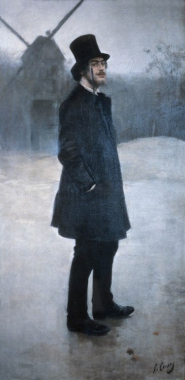 Ramon Casas i Carbó     Erik Satie (El bohemio; Poet of Montmartre), 1891