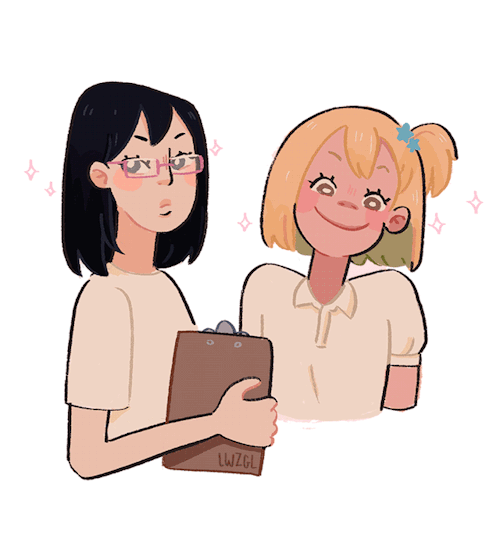 lwzgl:  karasuno volleyball club managers ♥