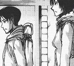 becauseoppositesattract:  [SNK] Corporal Rivaille &amp; Mikasa Ackerman in Chapter