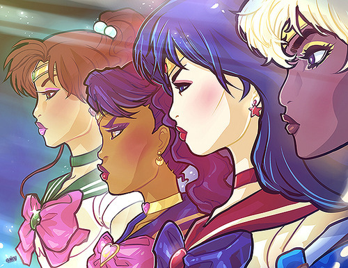 slimed:  madmothmiko:  Sailor Moon Illustrations by asieybarbie  YES 